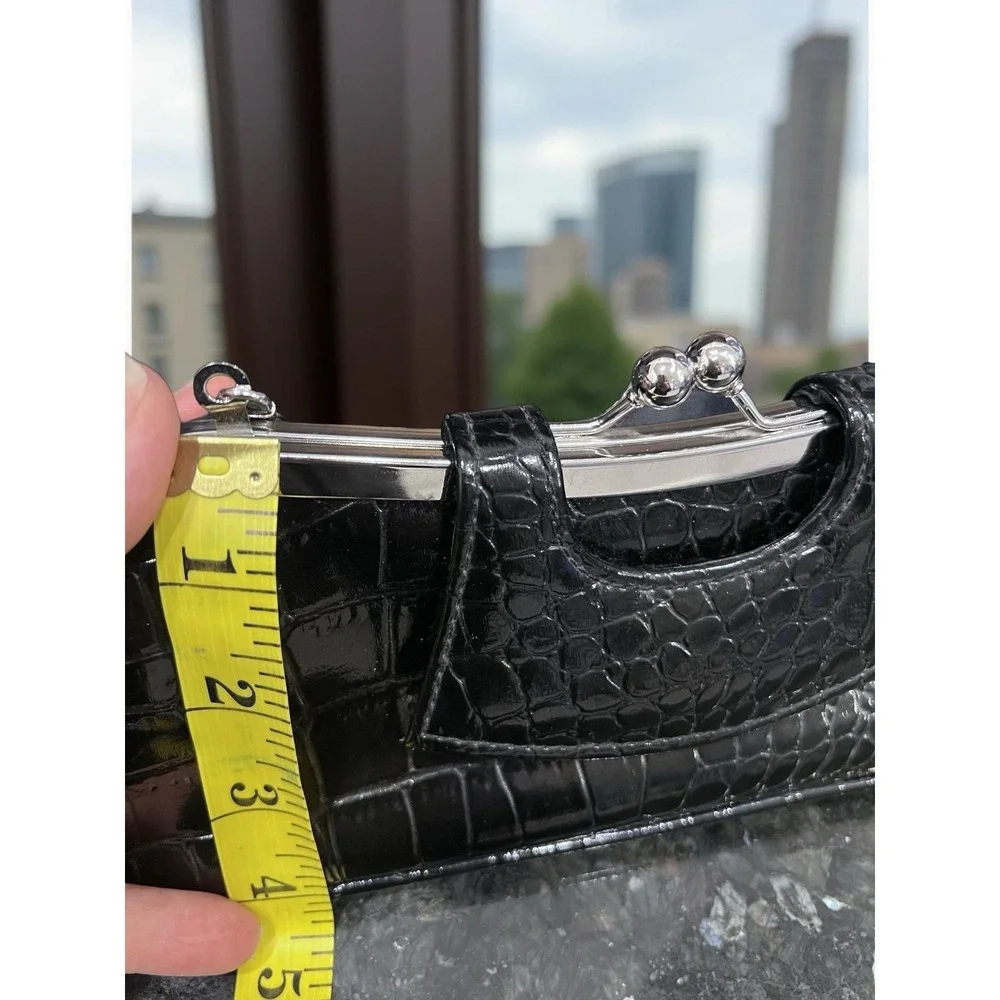 Bijoux Terner black‎ faux leather purse